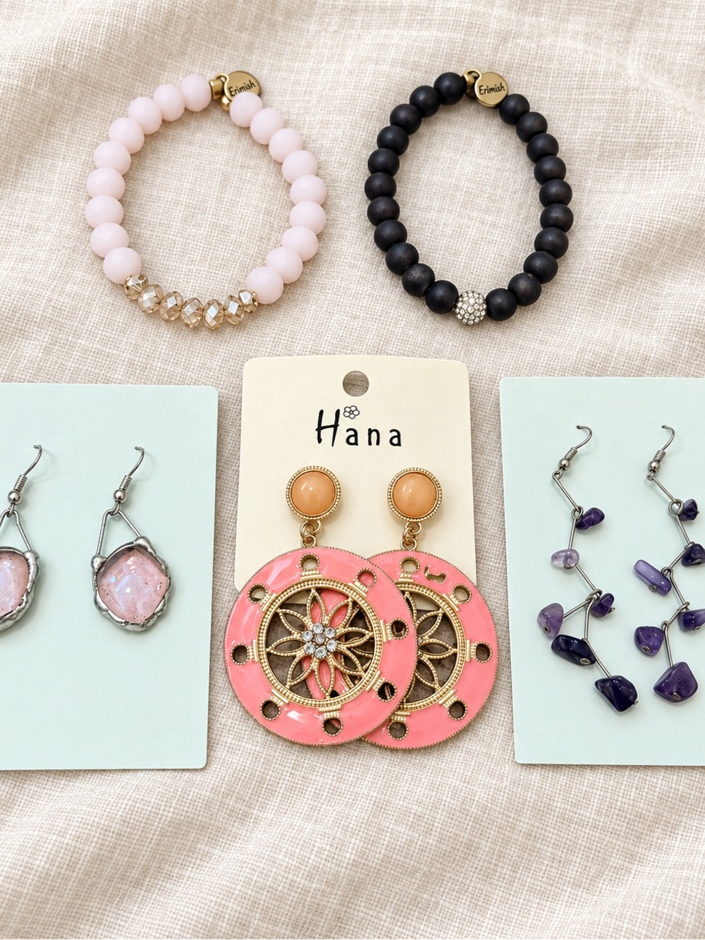 Boho Earrings and Bracelet Collection